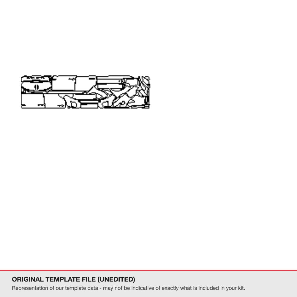 Land Rover Range Rover Evoque 2016 original template file (template 1)