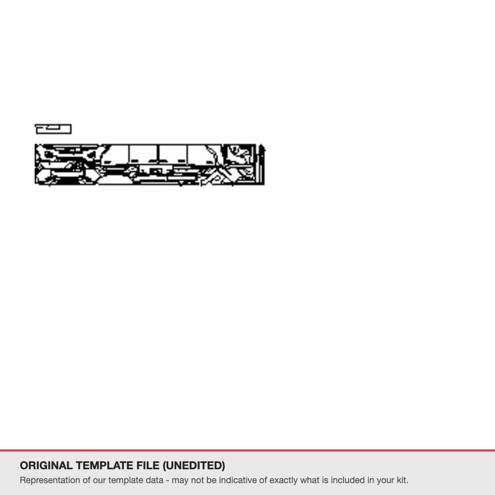 Land Rover Range Rover Evoque 2020+ original template file (template 2)