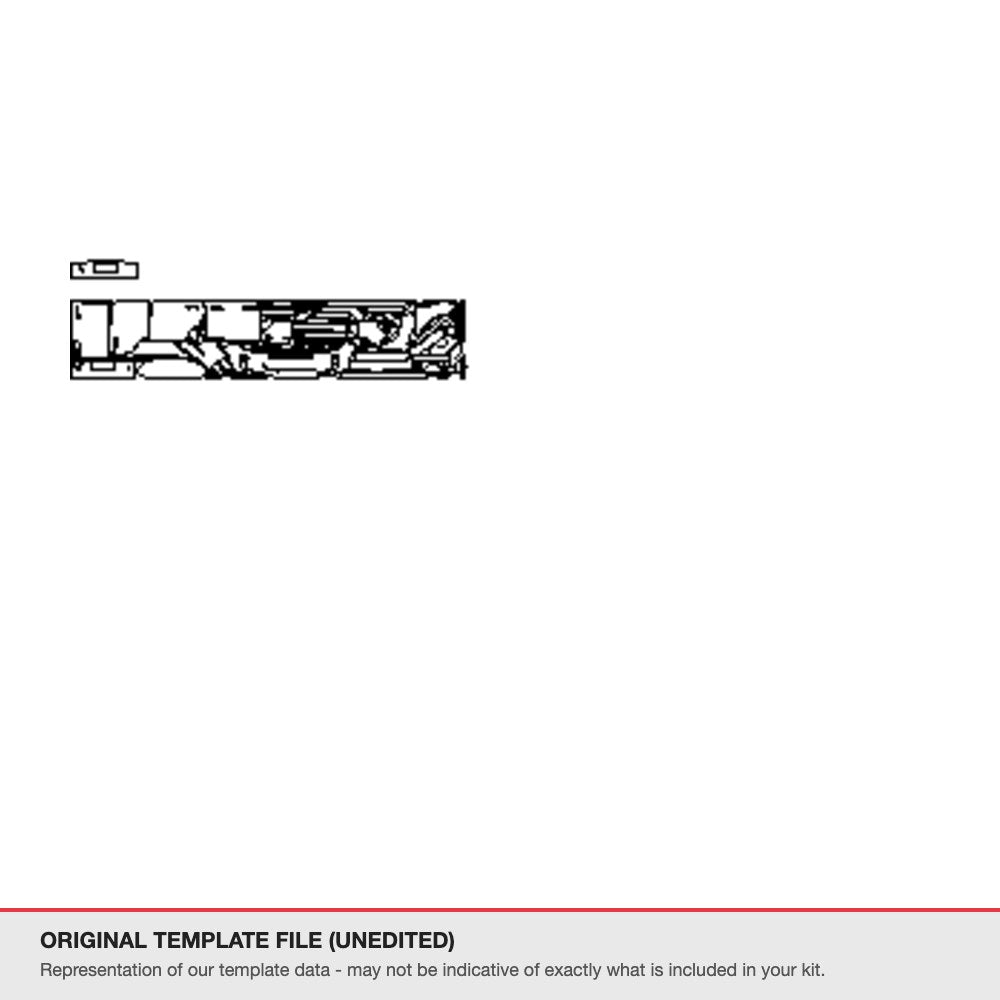 Land Rover Range Rover Evoque 2020+ original template file (template 1)