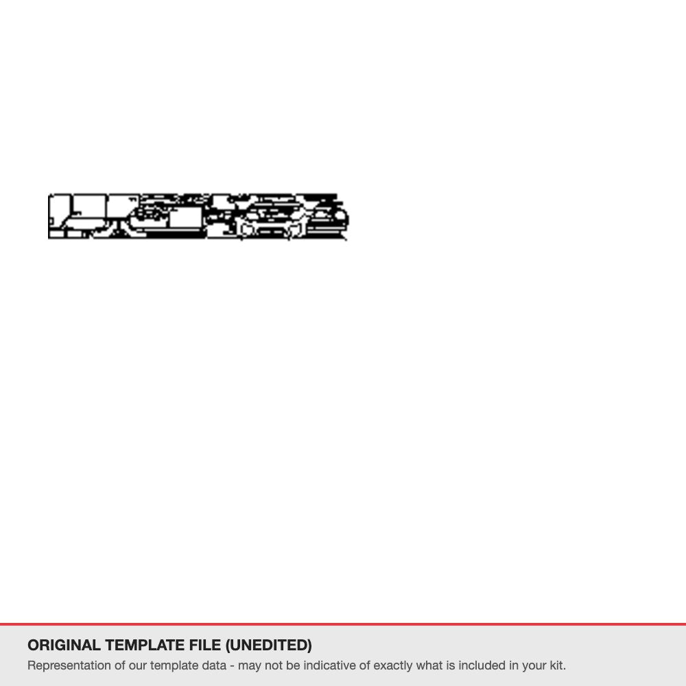 Land Rover Range Rover Sport 2016-2017 original template file (template 1)