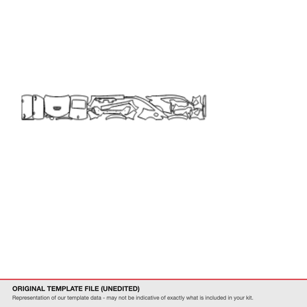 Lexus RCF 2015-2016 original template file