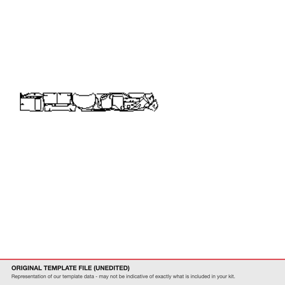 Lexus RX 2016-2019 original template file (template 3)