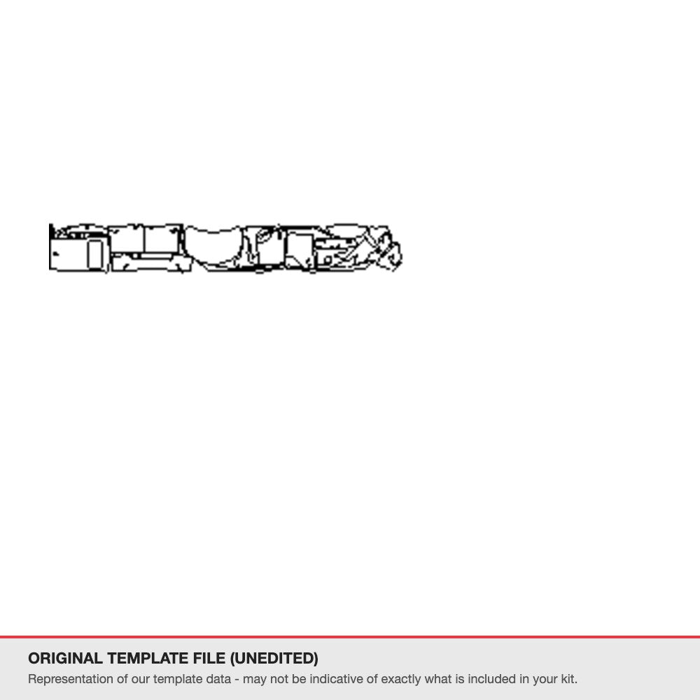 Lexus RX 2016-2019 original template file (template 2)