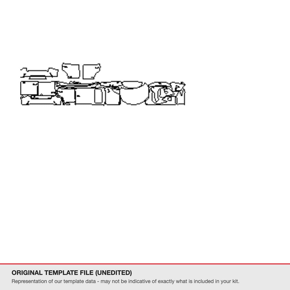 Lexus RX 2016-2019 original template file (template 1)