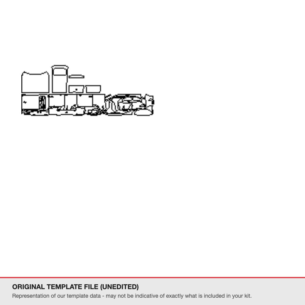 Lexus RX 2020-2022 original template file (template 1)