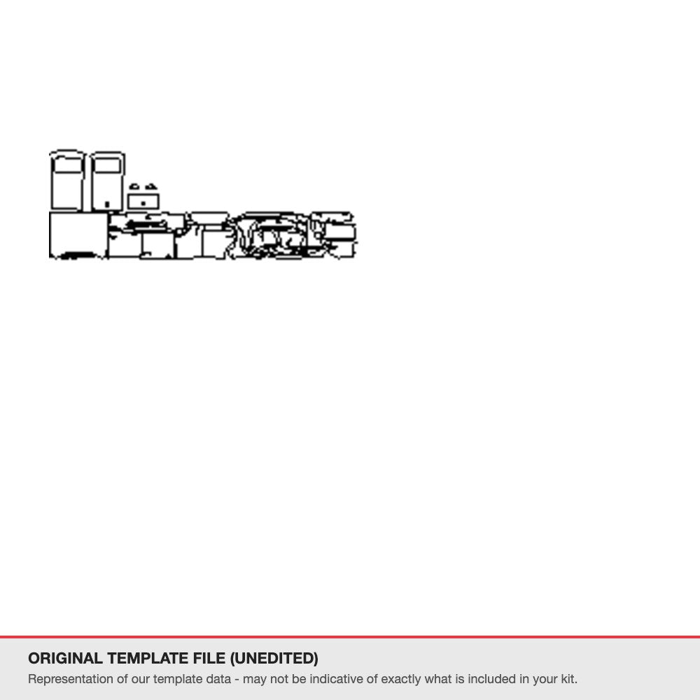 Lexus RX 2020-2022 original template file (template 3)