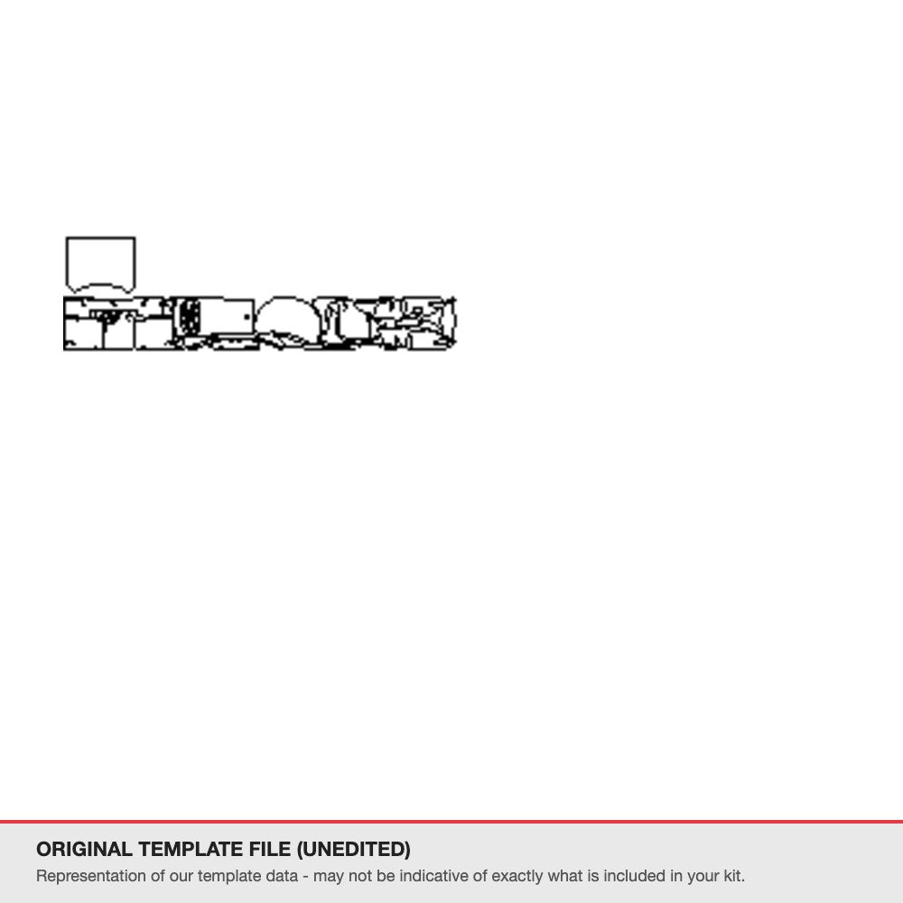 Lexus RX 2020-2022 original template file (template 2)