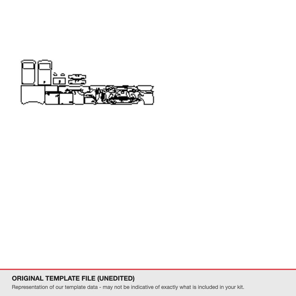 Lexus RX 2020-2022 original template file (template 4)