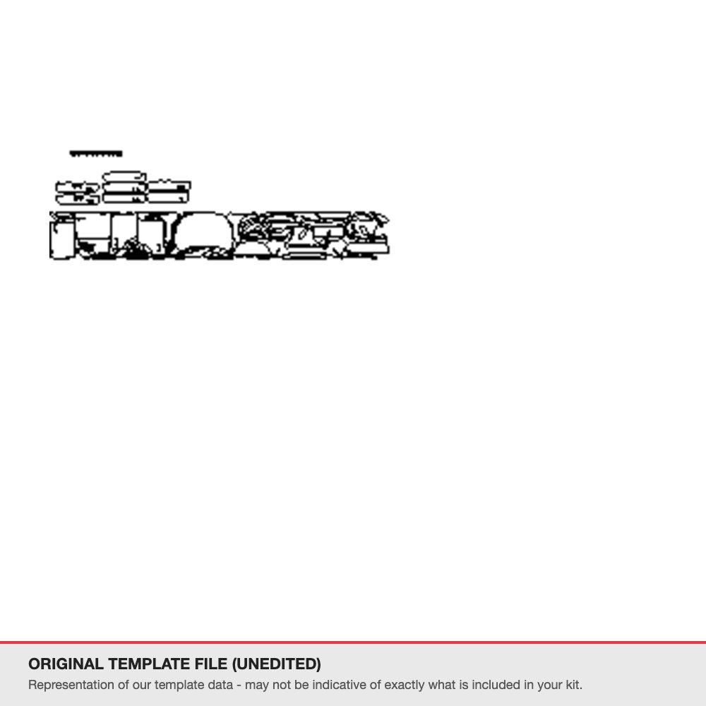 Lexus RX 2023+ original template file (template 1)