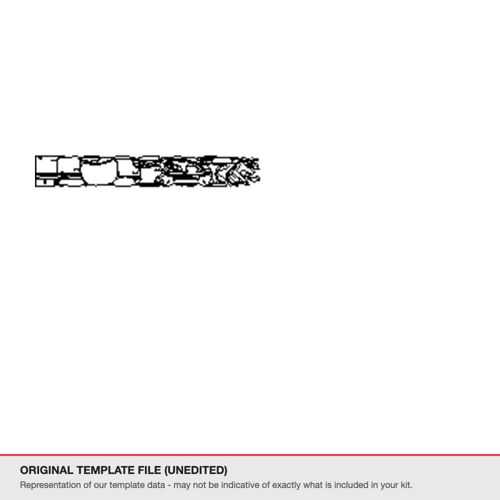 Lexus RX 2023+ original template file (template 2)