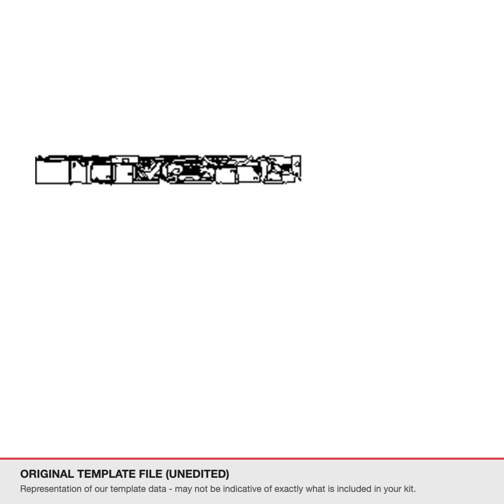 Lexus TX 500h F Sport 2024+ original template file