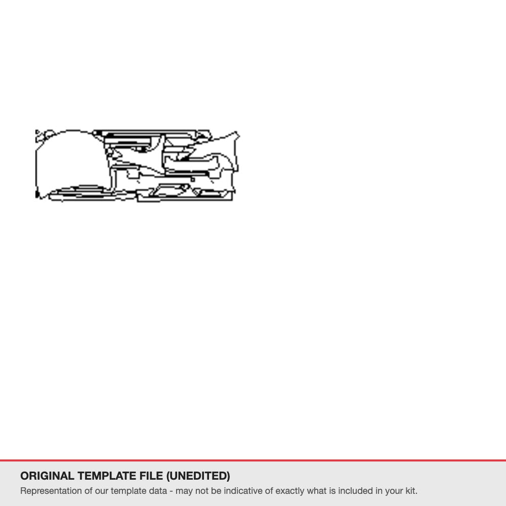 Lexus ES 2011-2012 original template file