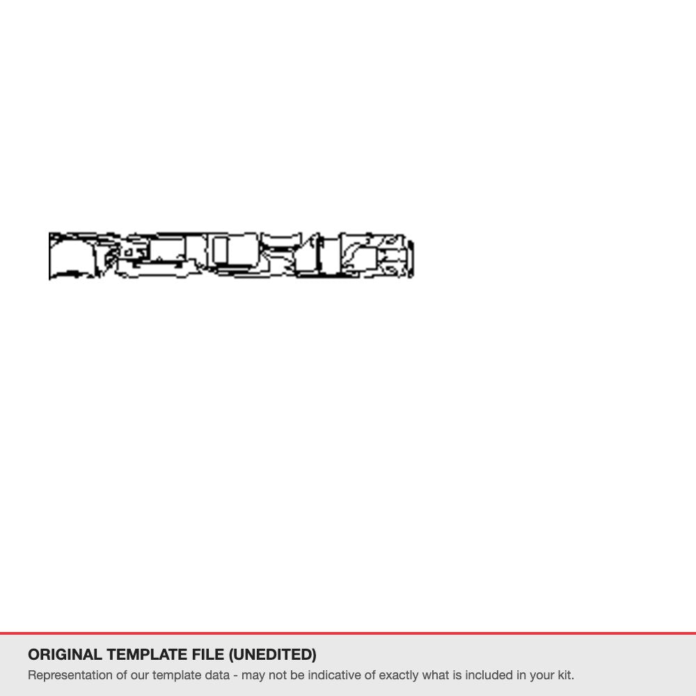 Lexus ES 2016-2017 original template file