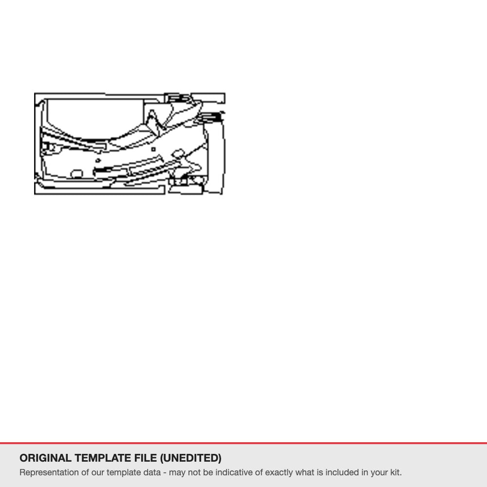 Lexus HS 2011+ original template file