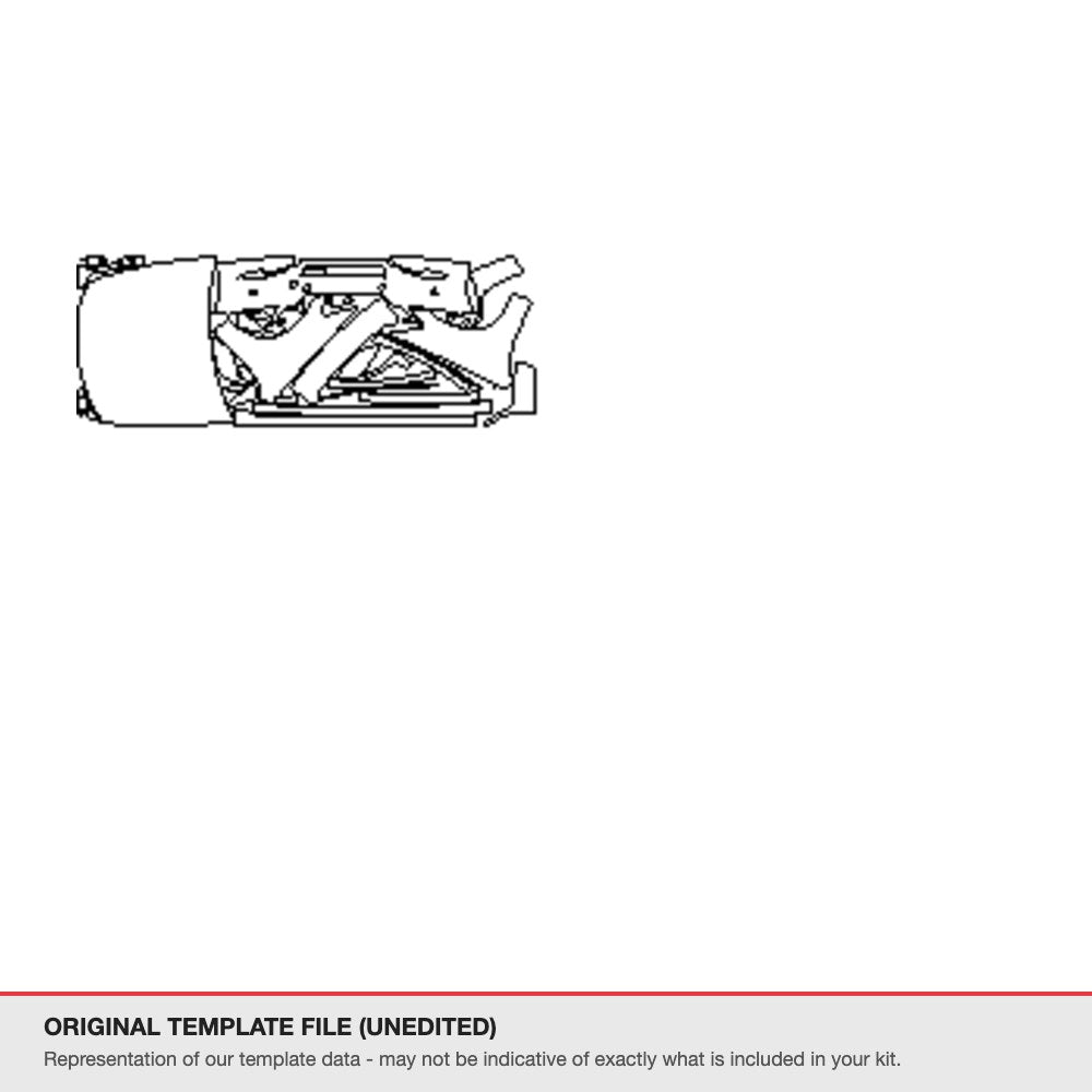 Lexus GS 2011-2014 original template file