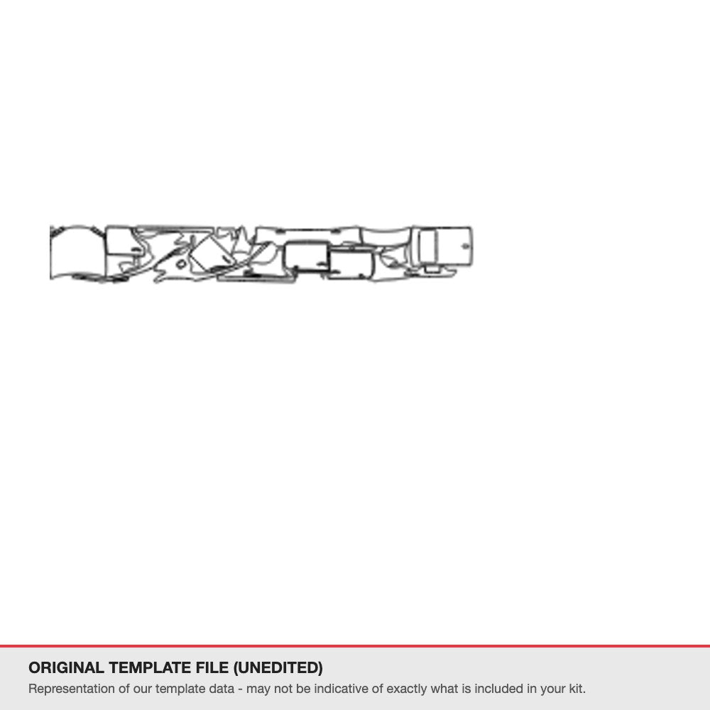 Lexus GS 2016+ original template file (template 2)