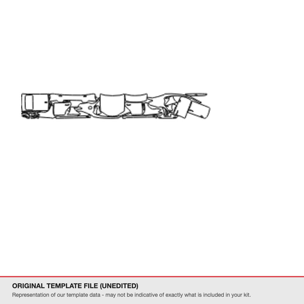 Lexus GS 2016+ original template file (template 1)