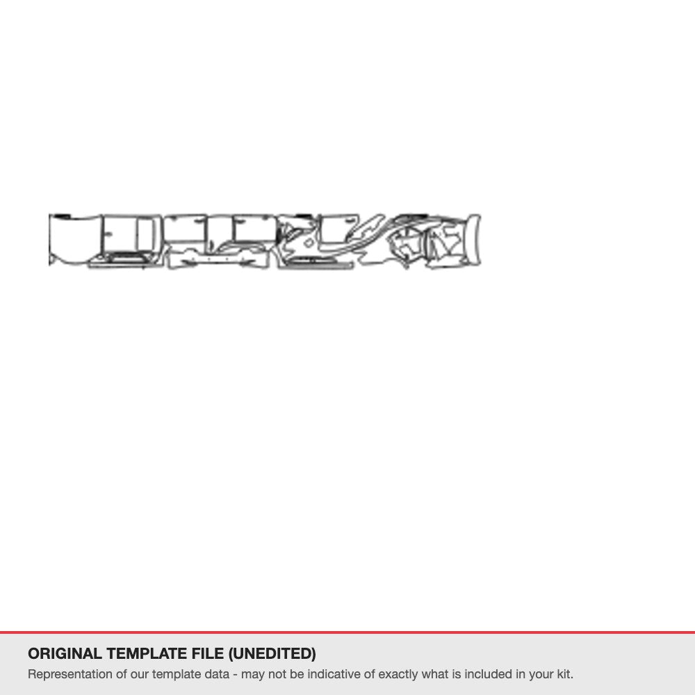 Lexus GS GSF 2015-2016 original template file