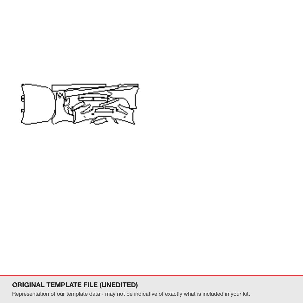 Lexus IS 2011-2012 original template file