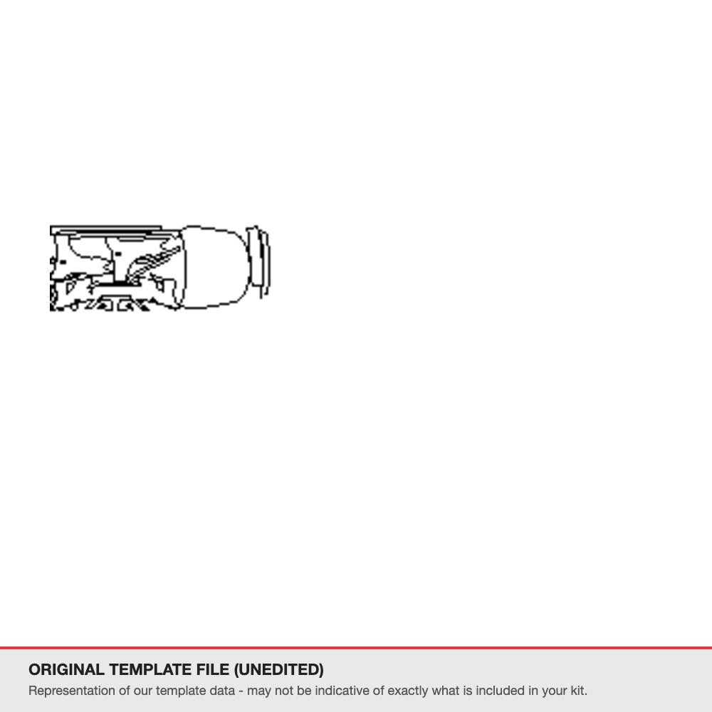 Lexus IS 2013-2014 original template file (template 2)
