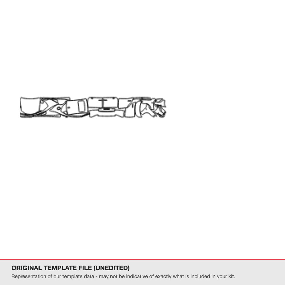 Lexus IS 2015-2016 original template file (template 3)