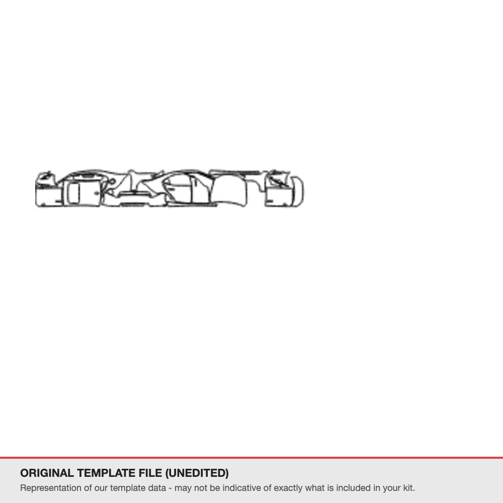 Lexus IS 2015-2016 original template file (template 1)