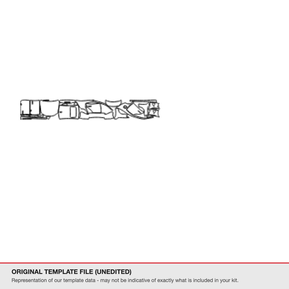Lexus IS 2017-2020 original template file (template 1)