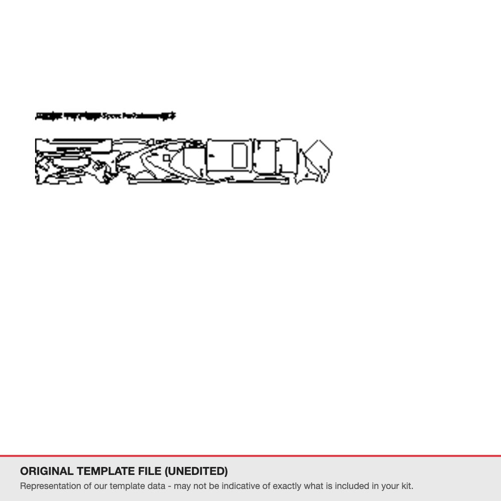 Lexus IS 2021+ original template file (template 2)