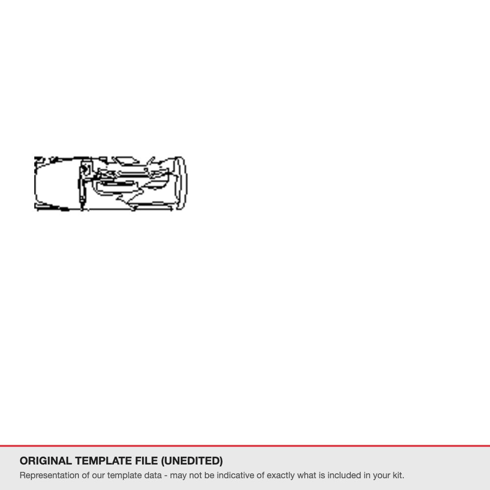 Lexus LS 2011-2012 original template file