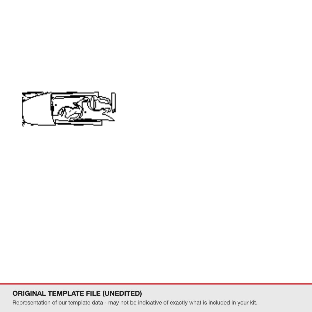 Lexus LS 2013-2017 original template file