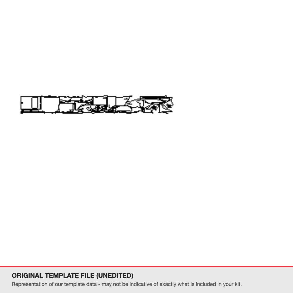Lexus LS 2018-2020 original template file (template 1)