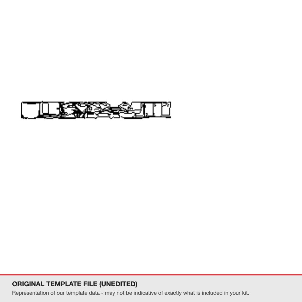 Lexus LS 2018-2020 original template file (template 2)