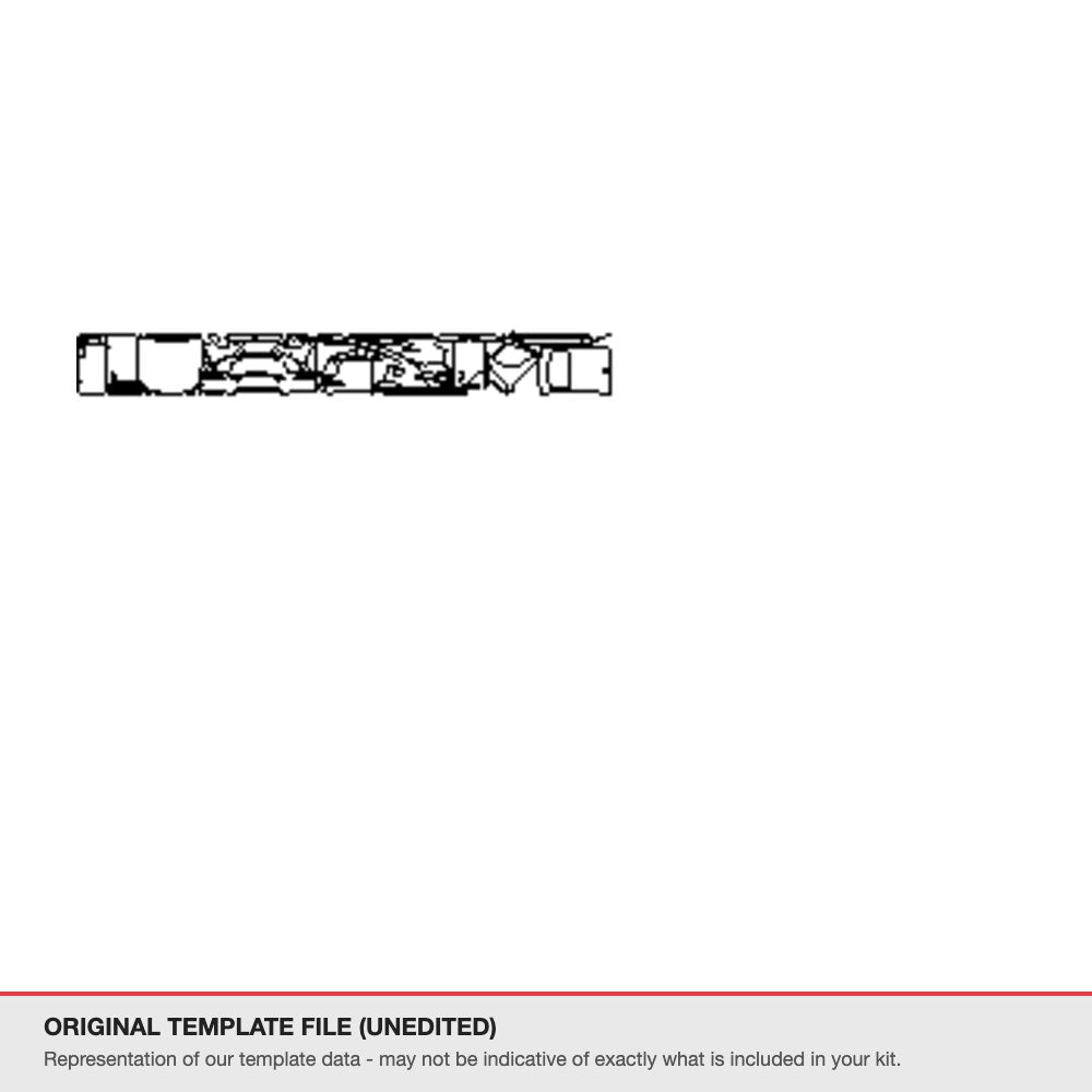 Lexus LS 2018-2020 original template file (template 3)