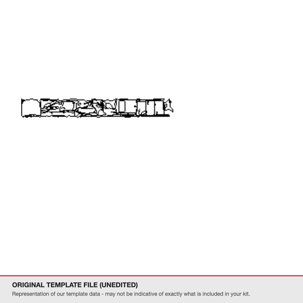 Lexus LS 2021+ original template file (template 1)