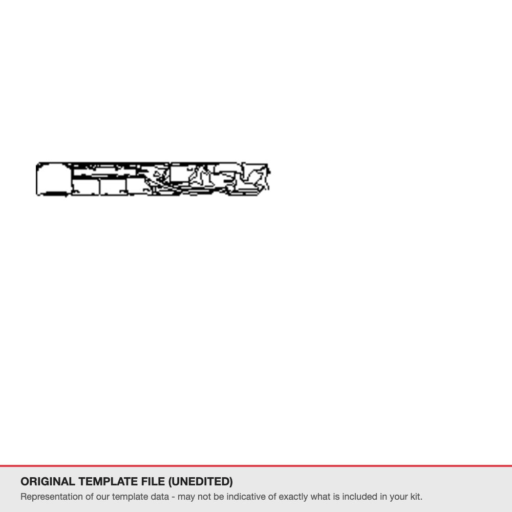 Lexus LS 2021+ original template file (template 2)