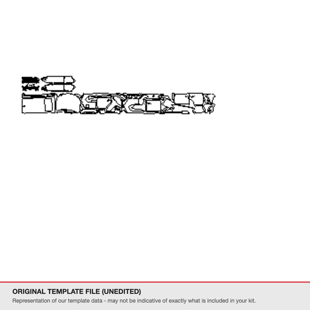 Lexus LX 570 2016-2018 original template file