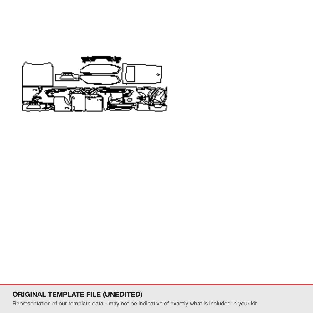 Lexus LX 600 2022+ original template file (template 2)