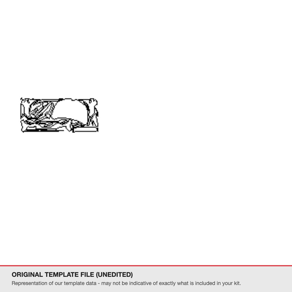 Renault Captur 2020-2023 original template file