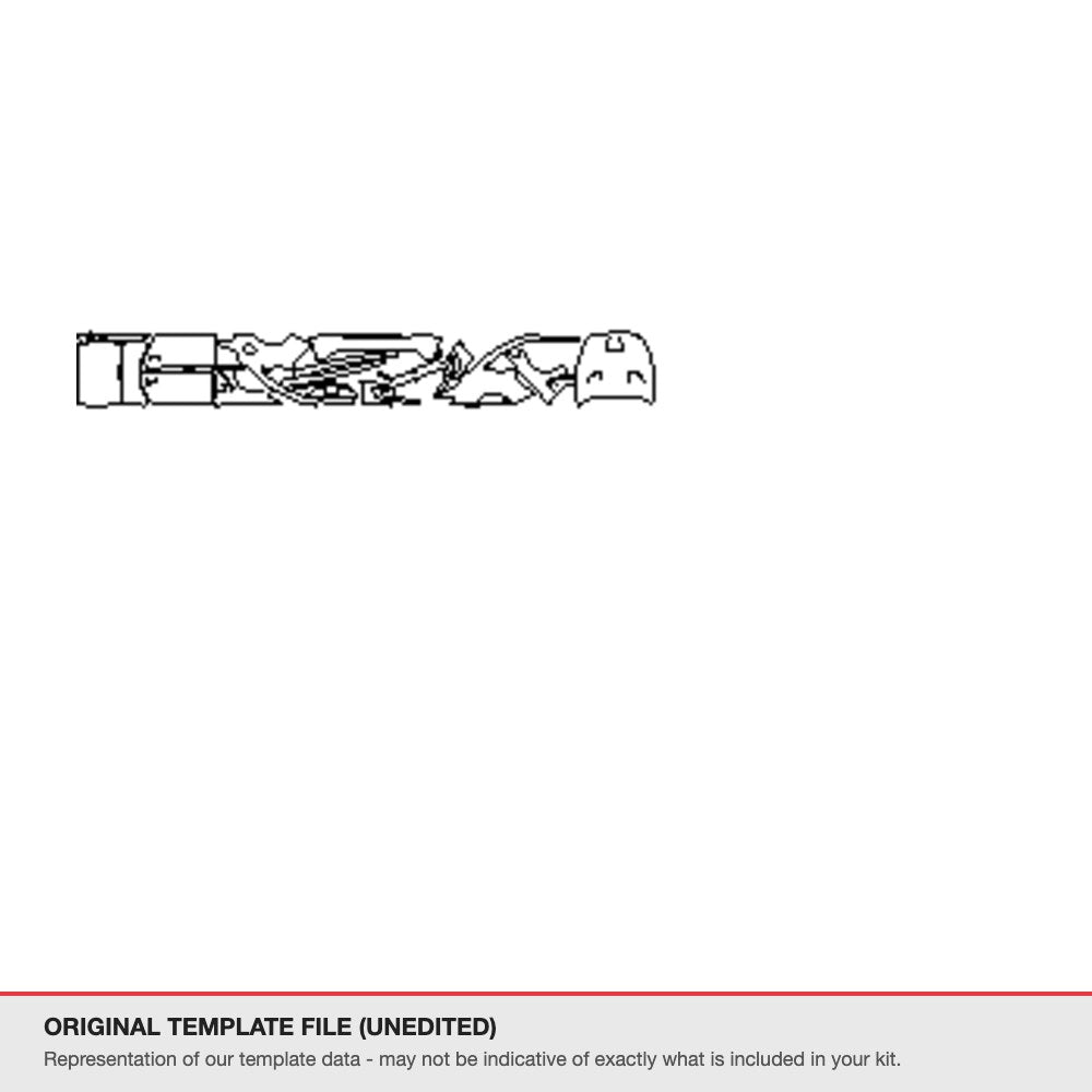 Maserati GranTurismo 2013-2019 original template file (template 1)