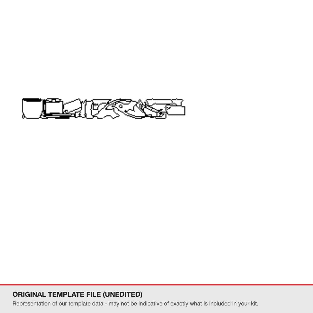 Maserati GranTurismo 2013-2019 original template file (template 2)
