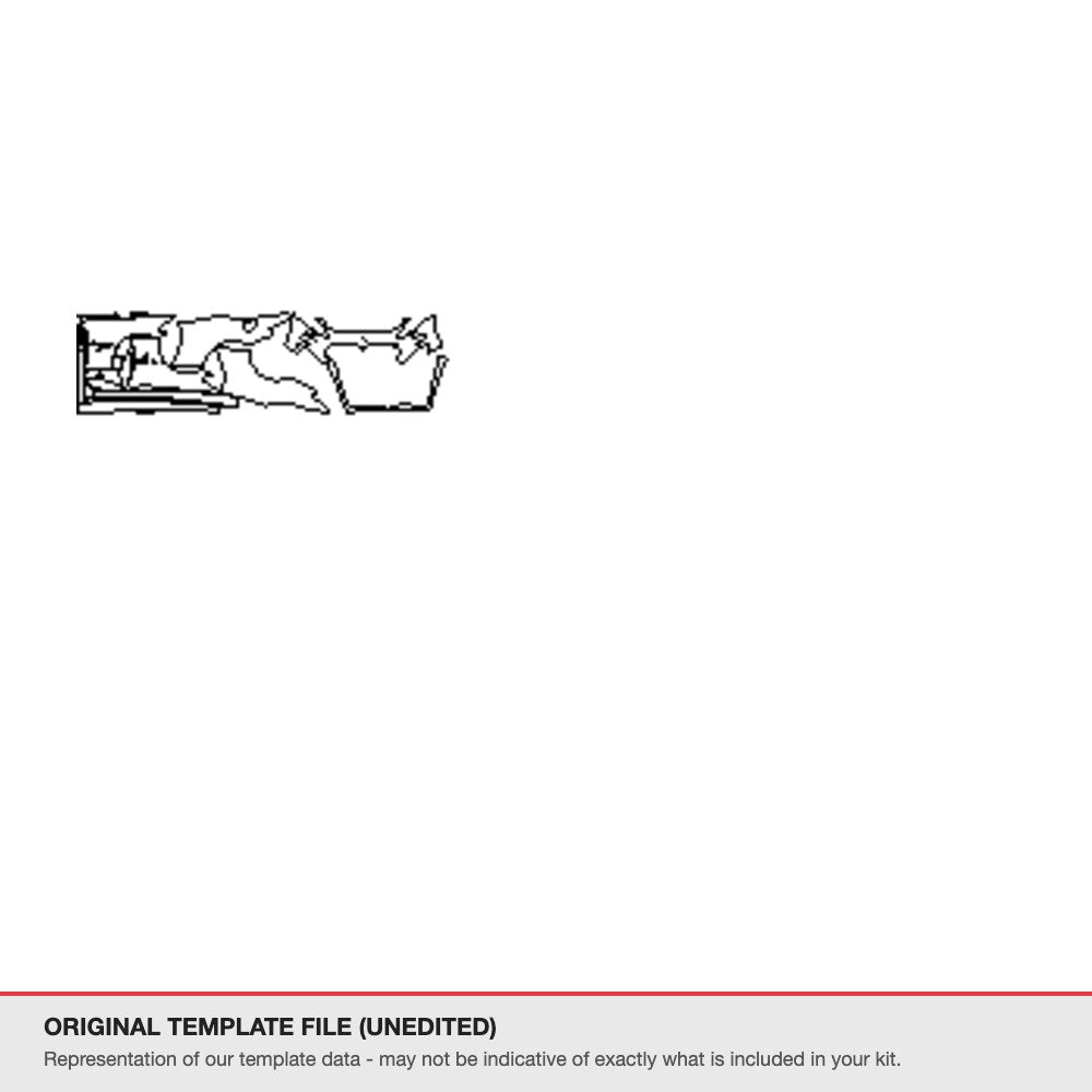 Maserati GranTurismo Convertible 2015+ original template file (template 2)