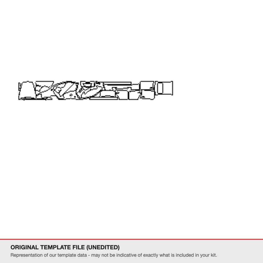 Maserati Quattroporte 2009-2013 original template file