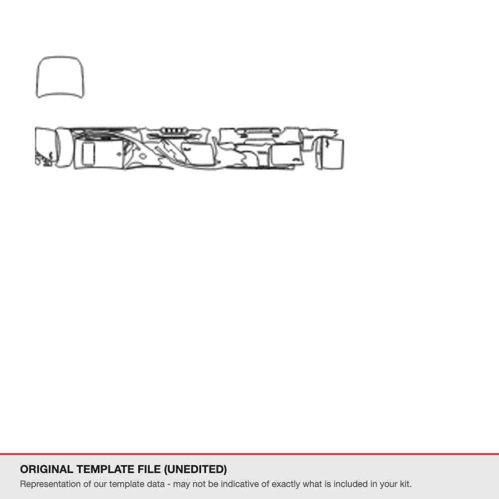 Maserati Quattroporte 2017-2021 original template file (template 2)