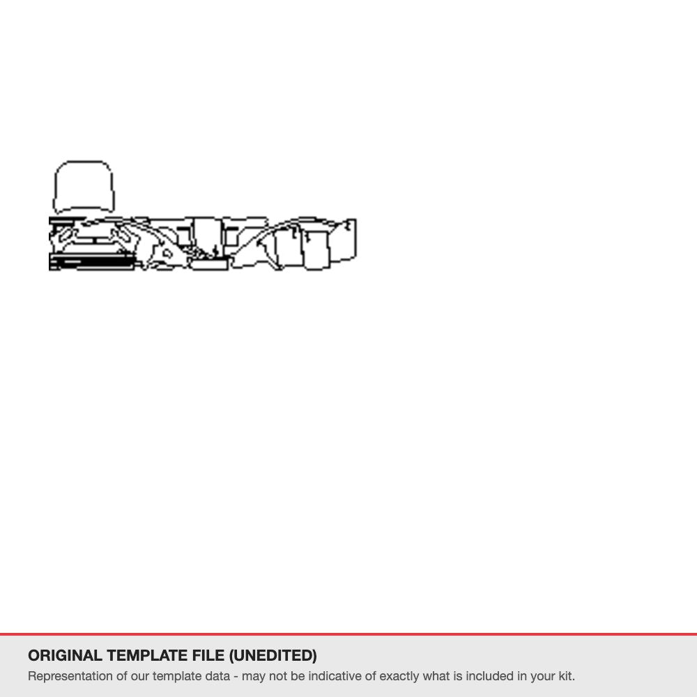 Maserati Quattroporte 2022+ original template file