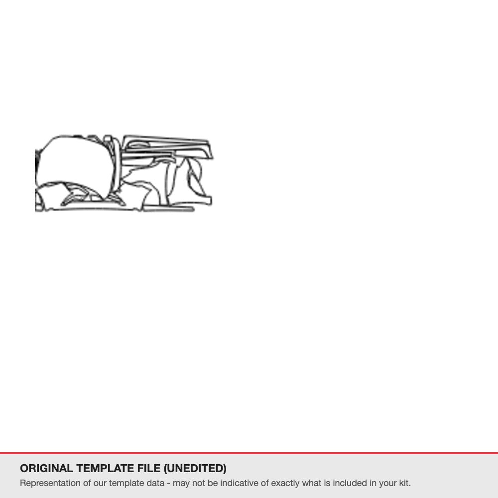 Mazda 2 2023+ original template file