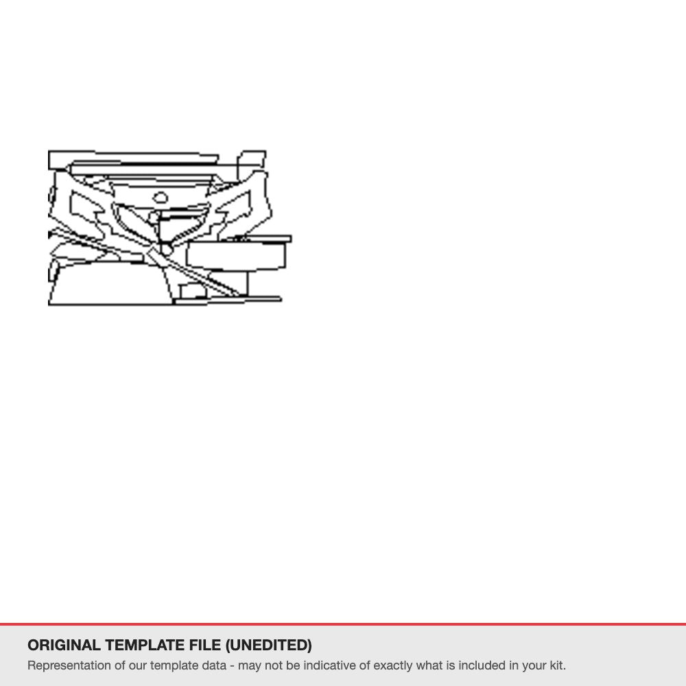 Mazda RX-8 2011+ original template file