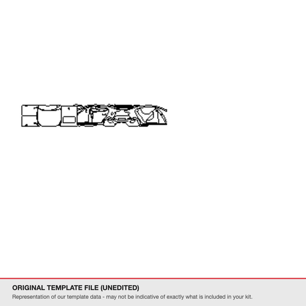 Mazda 3 Hatchback 2015-2019 original template file