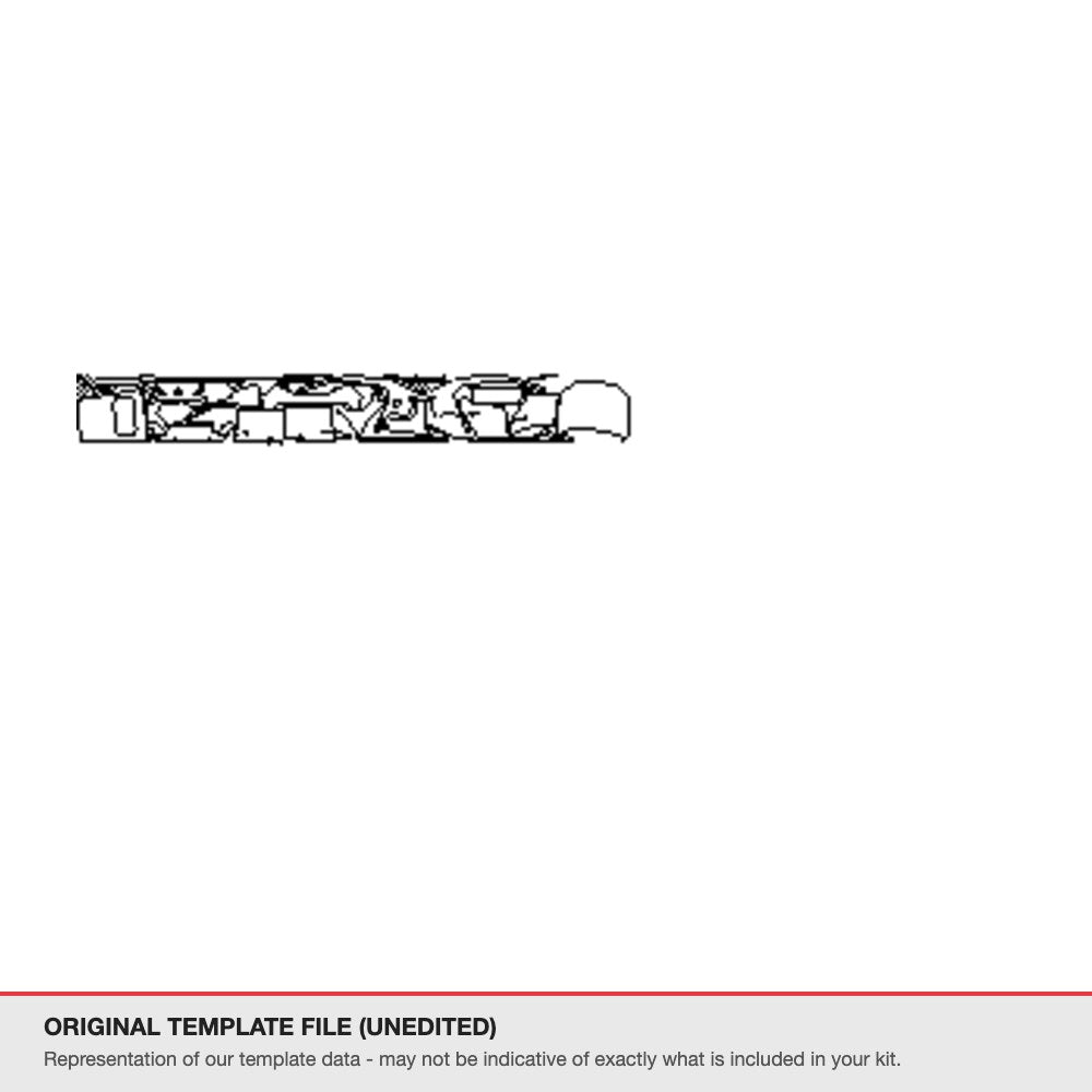 Mazda 3 Hatchback 2020+ original template file