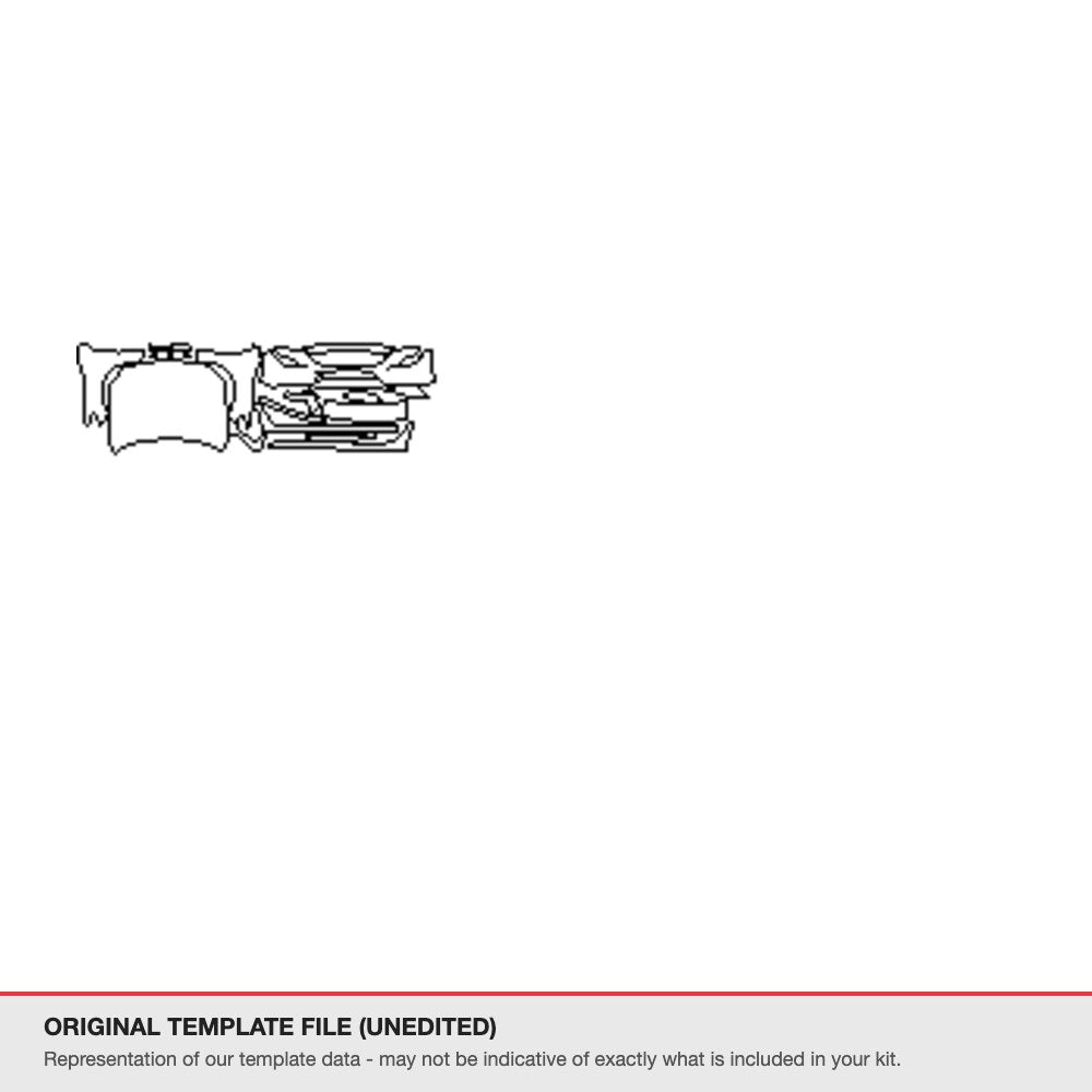 Mazda 6 2017-2020 original template file