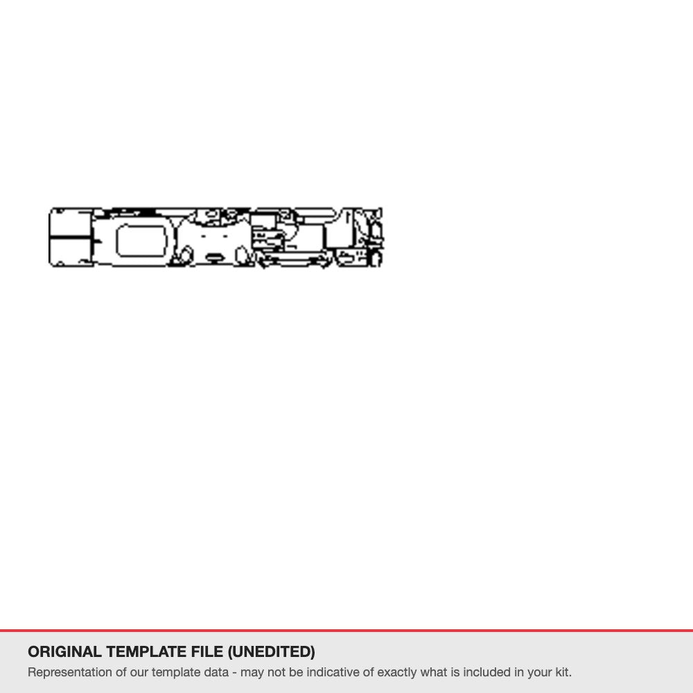 Mini Clubman 2018-2021 original template file (template 2)